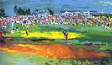 Leroy Neiman The Home Hole at Shinnecock painting